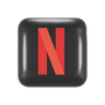 netflix logo emoji 3d