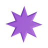 3d octagram logo