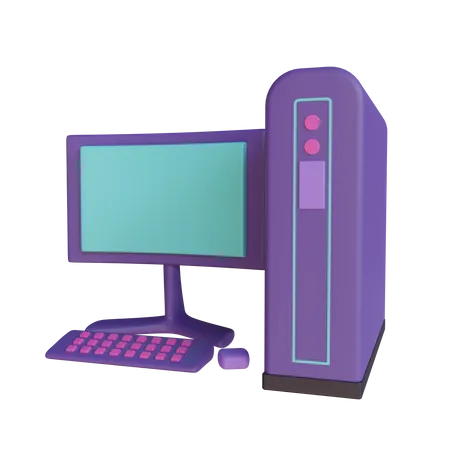 Personal Computer 3D Illustration