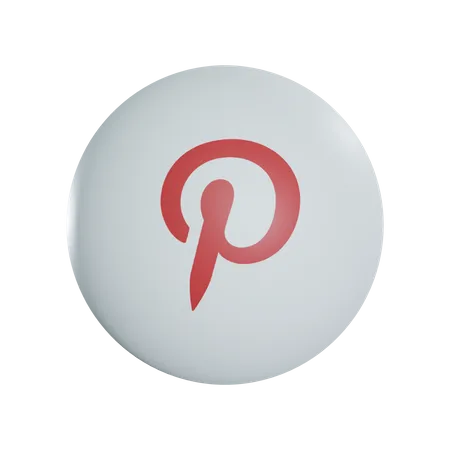 Pinterest 3D Icon
