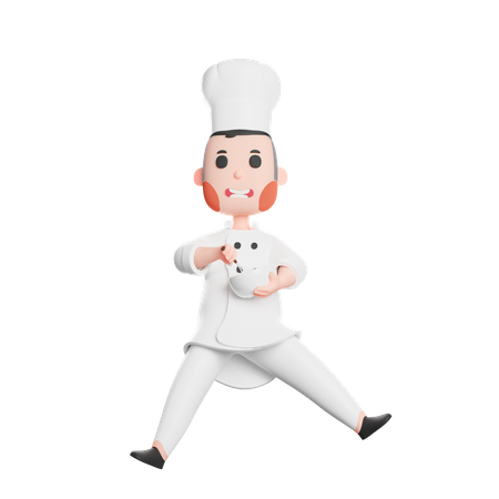 Professional Chef 3D Illustration