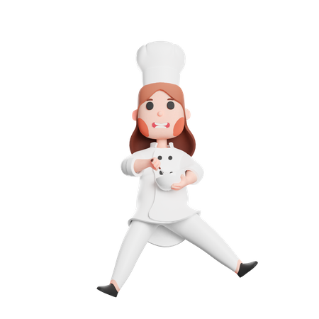 Professional Chef 3D Illustration