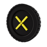 3d pundi x coin logo