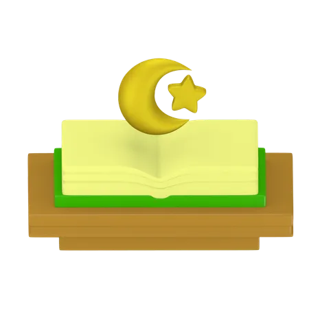 Quran muslim 3D Icon