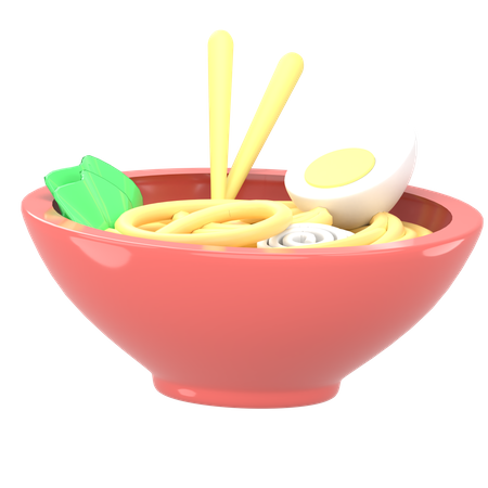 Ramen Noodles 3D Icon