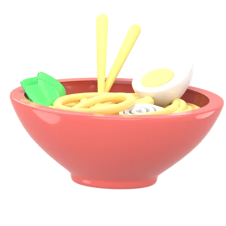 Ramen Noodles 3D Icon