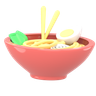 ramen noodles emoji 3d