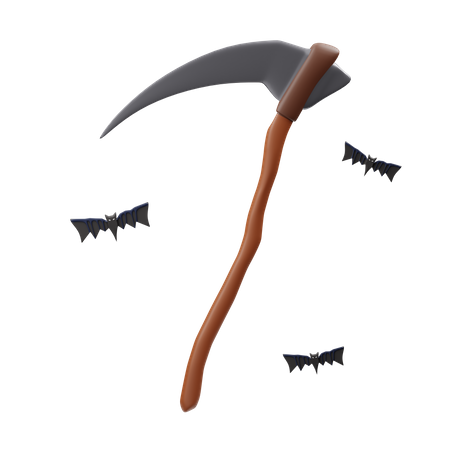 Reaper Scythe 3D Icon