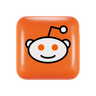 3d reddit logo emoji