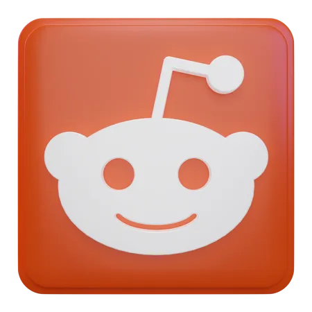 Reddit 3D Icon