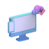 3d computer logo