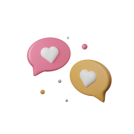 Romantic Messages 3D Icon