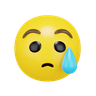 free 3d sad face 