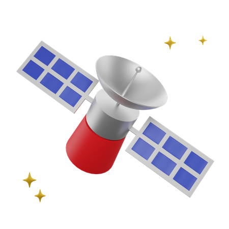 Satellite 3D Icon