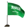 3d saudi arabia flag illustration