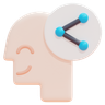 3d lateral thinking emoji