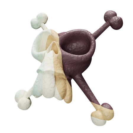 Skull 3D Illustration