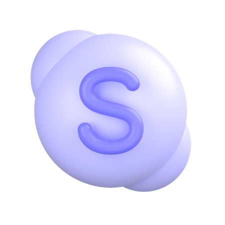 Skype-1 3D Illustration