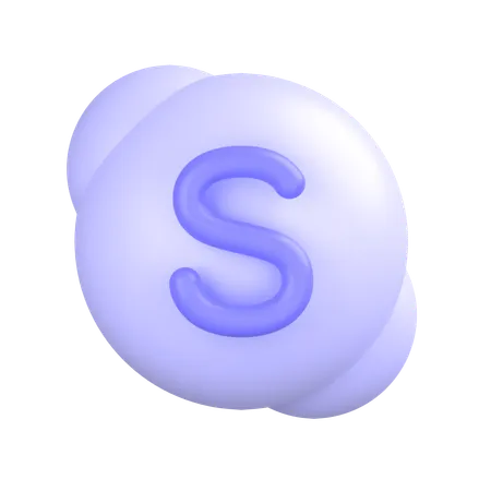 Skype-1 3D Icon
