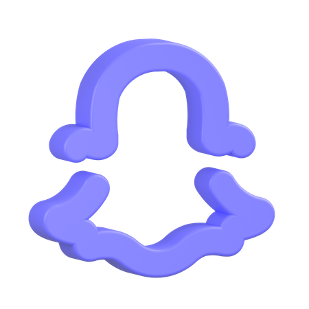 Snapchat-3 3D Icon