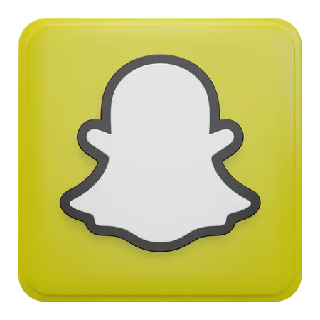 Snapchat 3D Icon