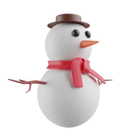 Snowman 3D Icon