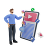 free 3d social-media 