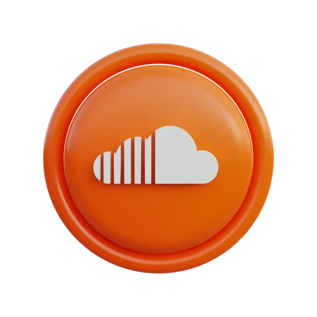Soundcloud 3D Icon