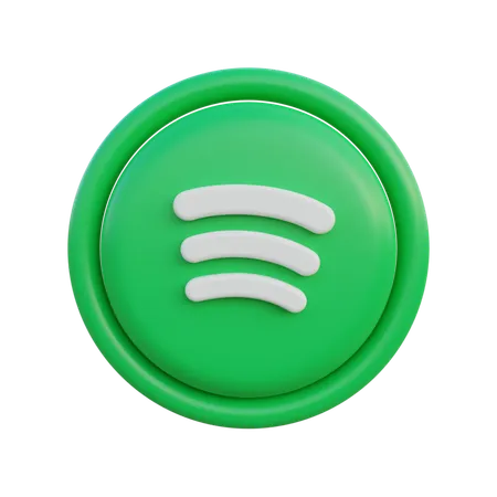 Spotify 3D Icon
