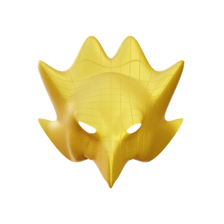 Squid Game Eagle Mask 3D Illustration