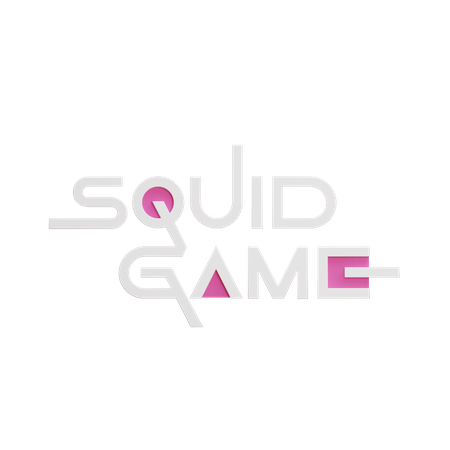 Squid Game Logo 3D Illustration