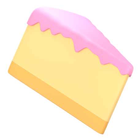 Strawberry Cake 3D Icon