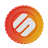 3d swipe symbol logo
