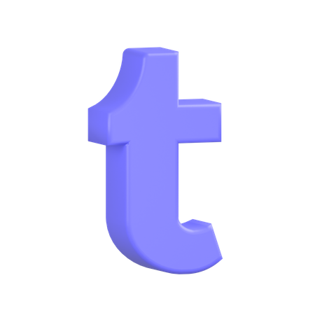 Tumblr-2 3D Icon