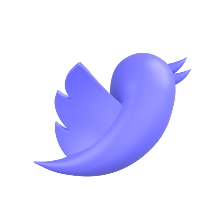 Twitter-1 3D Icon