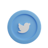 3d twitter coin emoji