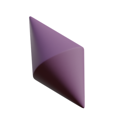 Two Ended Cone 3D Illustration