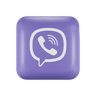3d viber logo emoji