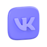 vk logo 3d