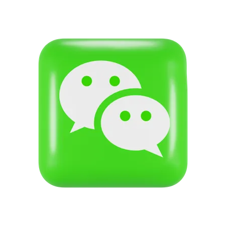 WeChat 3D Illustration