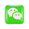 wechat 3d logo