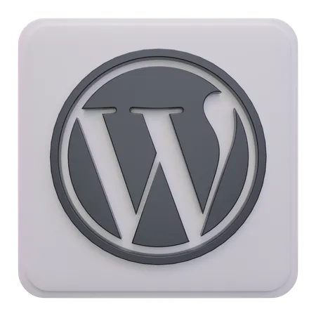 Wordpress 3D Icon