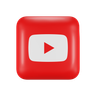 3d youtube logo