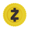 zcash sign 3d logos