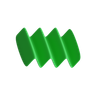 zigzag shape 3d logos