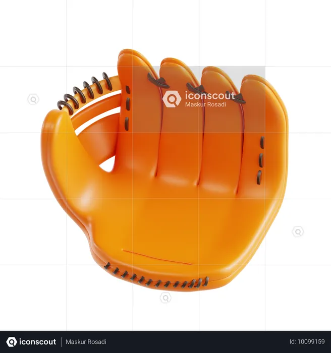 野球グローブ  3D Icon