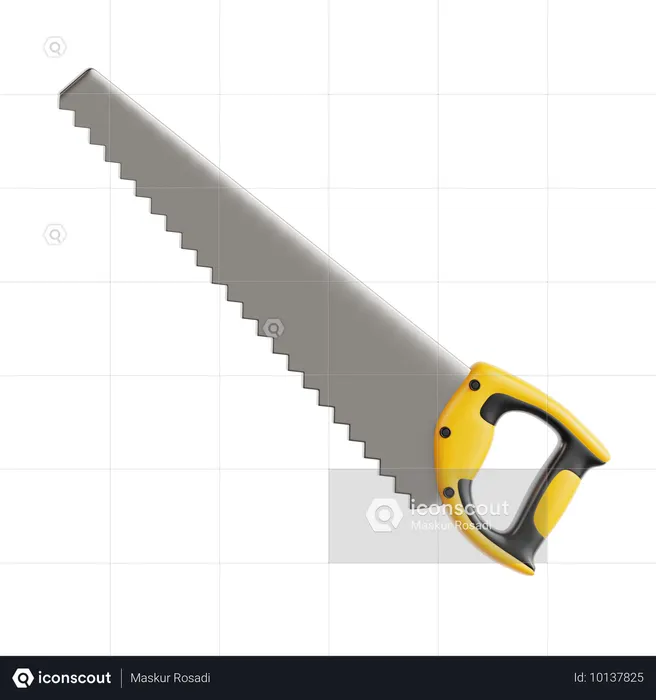 手のこぎり  3D Icon