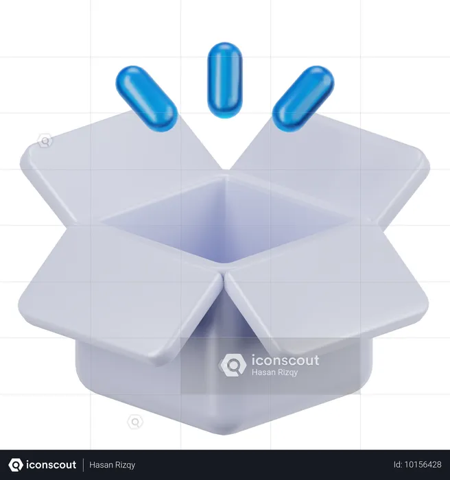 空箱  3D Icon