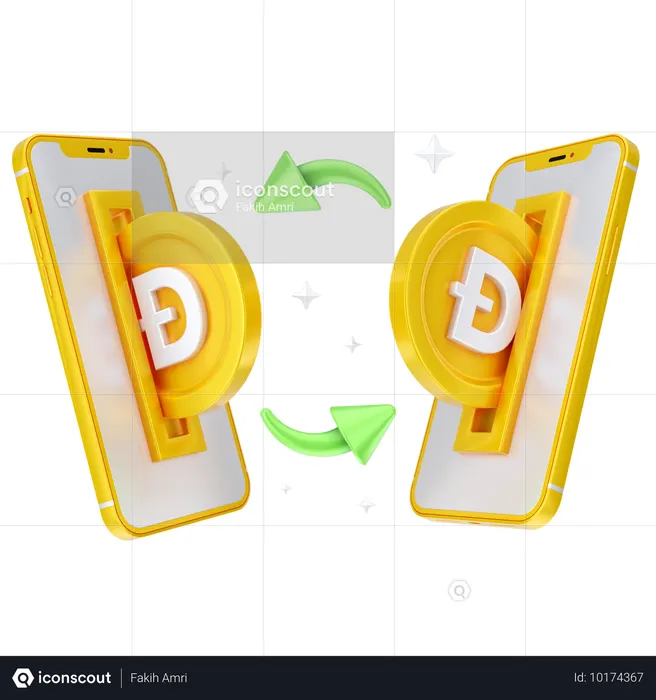 온라인 도지코인 거래소  3D Icon