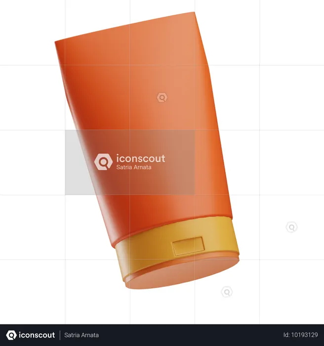 자외선 차단제  3D Icon